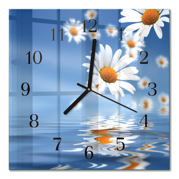 Orologio quadrato Fiore