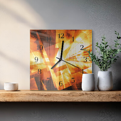 Orologio quadrato Astrazione