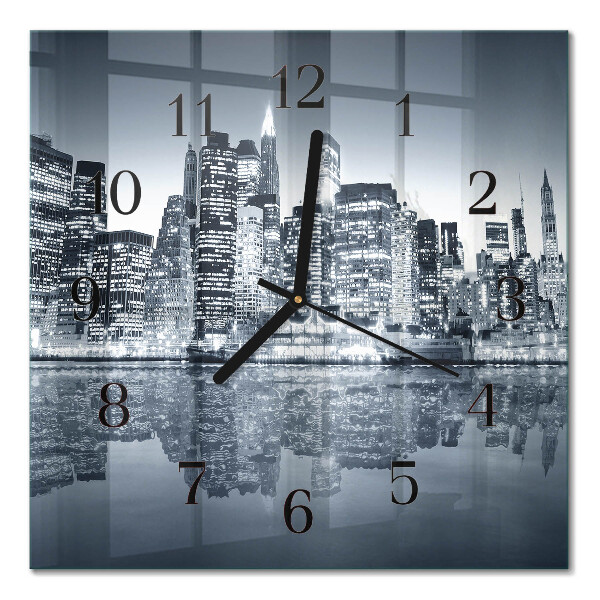 Orologio quadrato in vetro Orizzonte