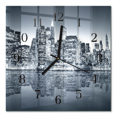 Orologio quadrato in vetro Orizzonte