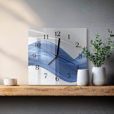 Orologio quadrato Linee astratte