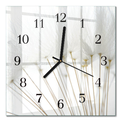 Orologio quadrato in vetro Dente di leone