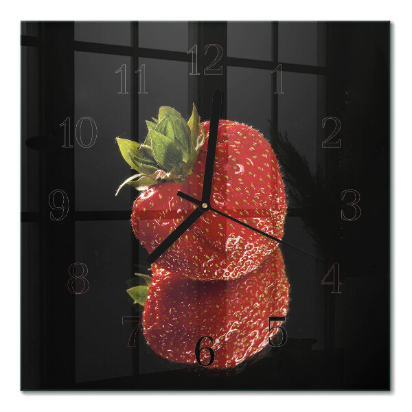 Orologio quadrato Fragola