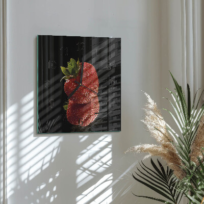 Orologio quadrato Fragola