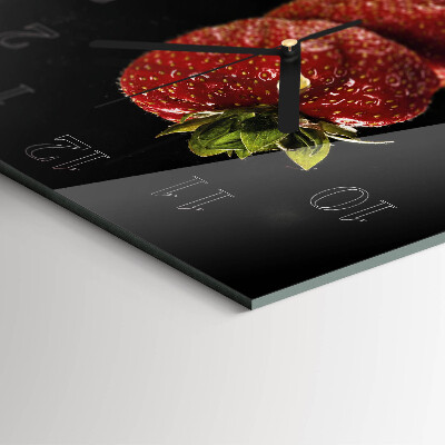 Orologio quadrato Fragola