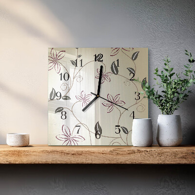 Orologio quadrato Arte fluviale