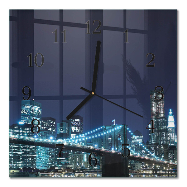 Orologio quadrato in vetro Orizzonte