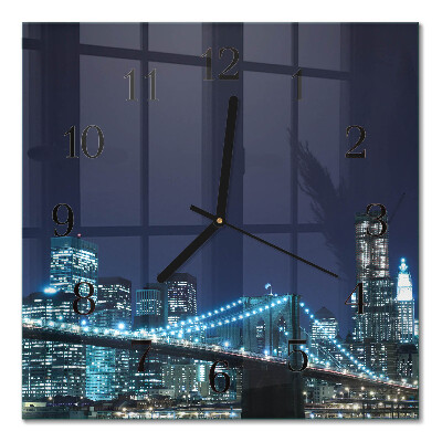 Orologio quadrato in vetro Orizzonte