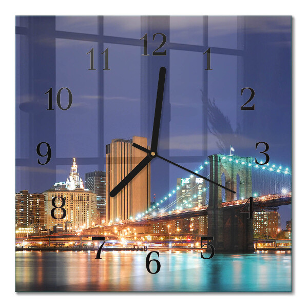 Orologio quadrato Ponte orizzontale