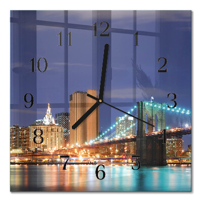 Orologio quadrato Ponte orizzontale