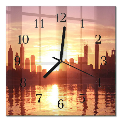 Quadrato orologio da parete Orizzonte