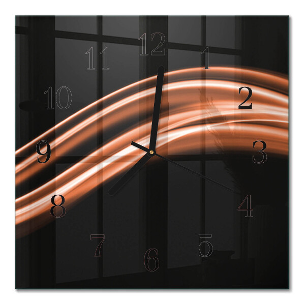Orologio quadrato Linee astratte