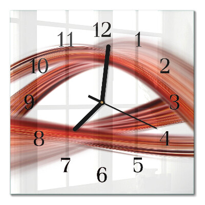 Orologio quadrato Linee astratte
