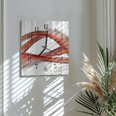 Orologio quadrato Linee astratte
