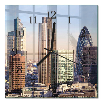 Orologio quadrato in vetro Orizzonte