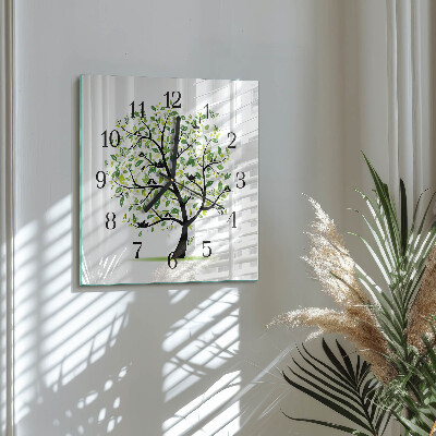Orologio quadrato Albero