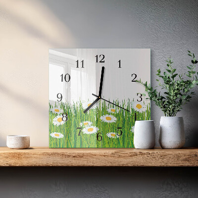 Orologio quadrato in vetro Margherita