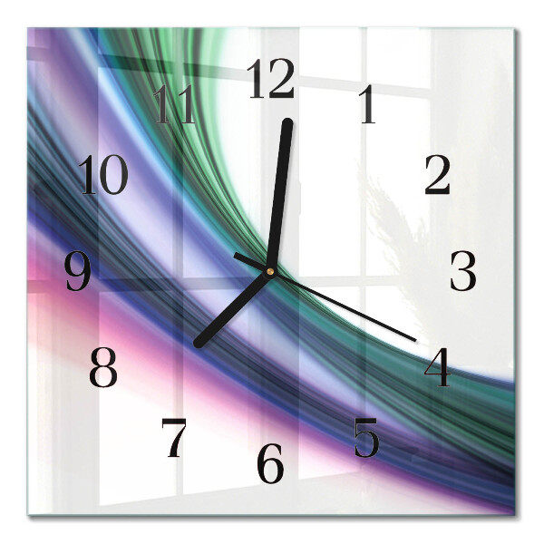 Orologio quadrato Linee astratte