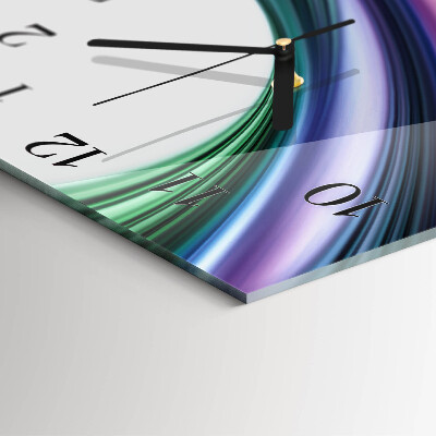 Orologio quadrato Linee astratte