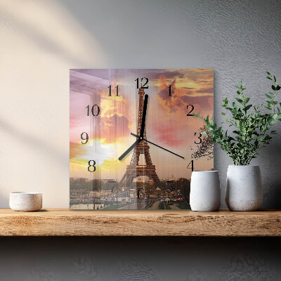 Orologio quadrato Torre Eiffel Parigi