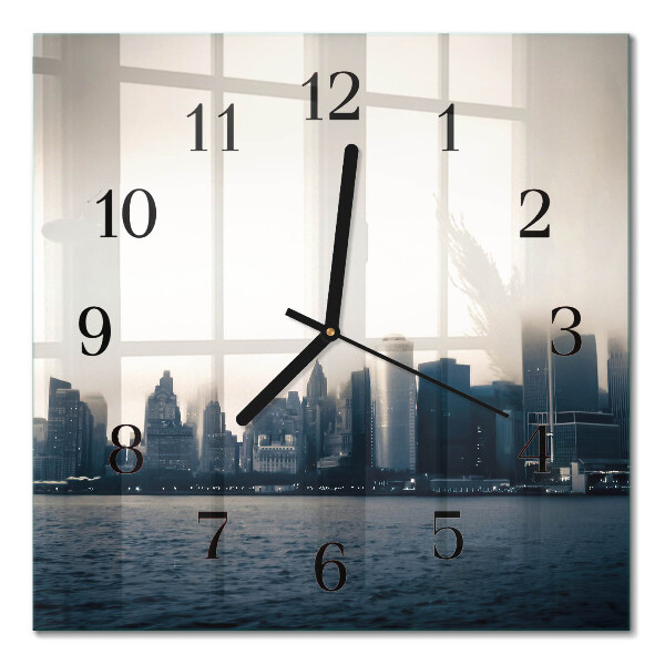 Orologio quadrato in vetro Orizzonte