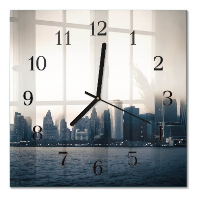 Orologio quadrato in vetro Orizzonte