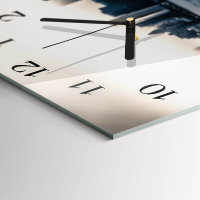 Orologio quadrato in vetro Orizzonte