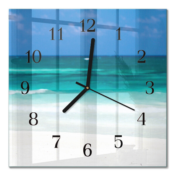 Orologio quadrato Spiaggia mare