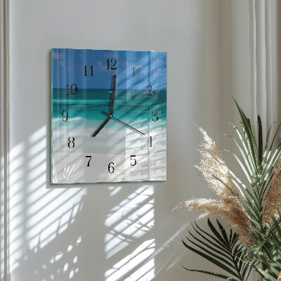 Orologio quadrato Spiaggia mare