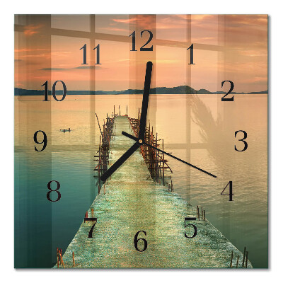 Orologio quadrato in vetro Rete