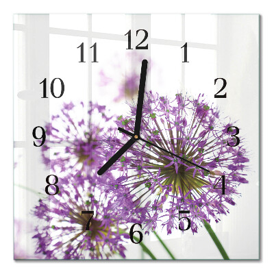 Orologio quadrato Fiore