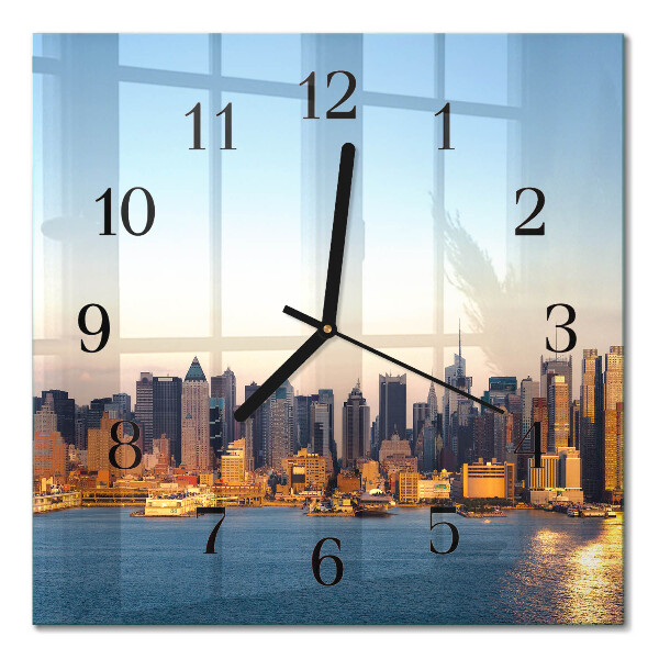 Quadrato orologio da parete Orizzonte