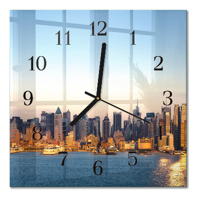Quadrato orologio da parete Orizzonte