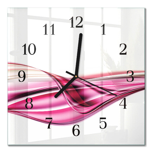 Orologio quadrato Linee astratte