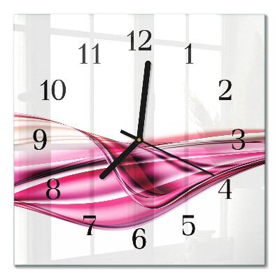 Orologio quadrato Linee astratte