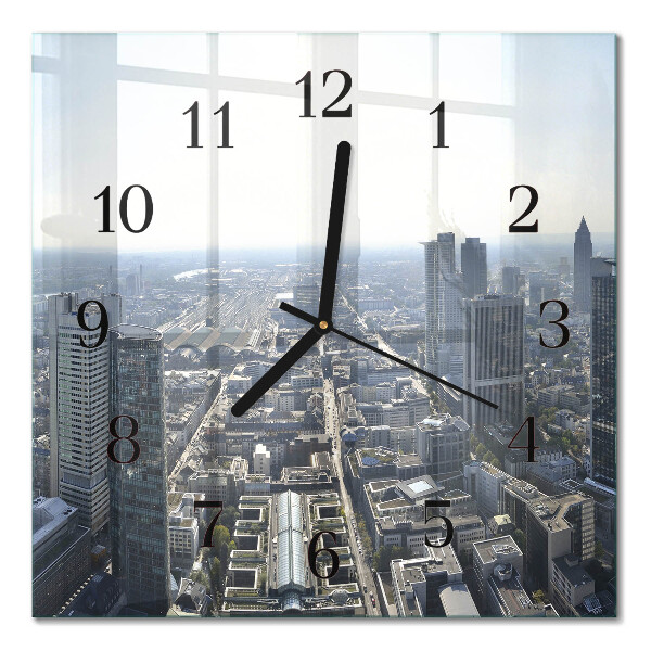 Quadrato orologio da parete Orizzonte