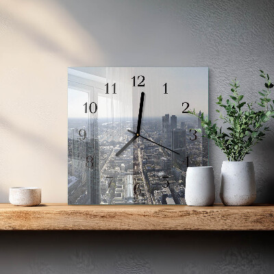 Quadrato orologio da parete Orizzonte