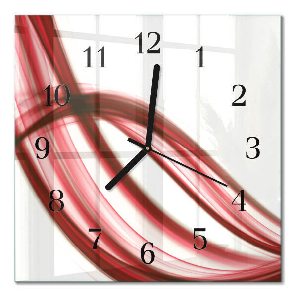 Orologio quadrato Linee astratte