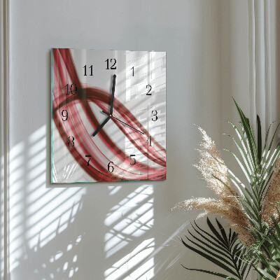 Orologio quadrato Linee astratte