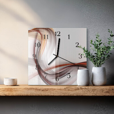 Quadrato orologio da parete Astrazione