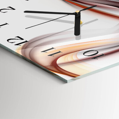Quadrato orologio da parete Astrazione