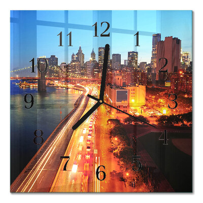 Quadrato orologio da parete Orizzonte