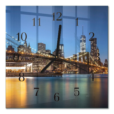 Orologio quadrato Ponte orizzontale