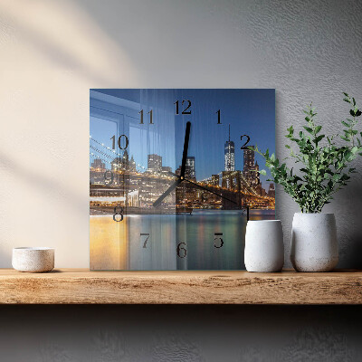 Orologio quadrato Ponte orizzontale