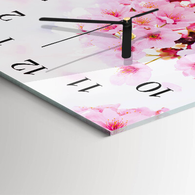 Quadrato orologio in vetro decorativo Mobili