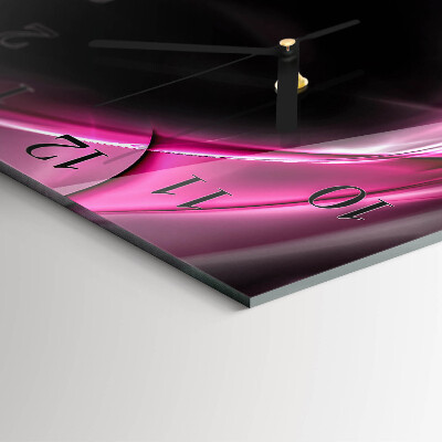 Orologio quadrato Linee astratte