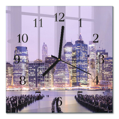 Orologio quadrato in vetro Orizzonte