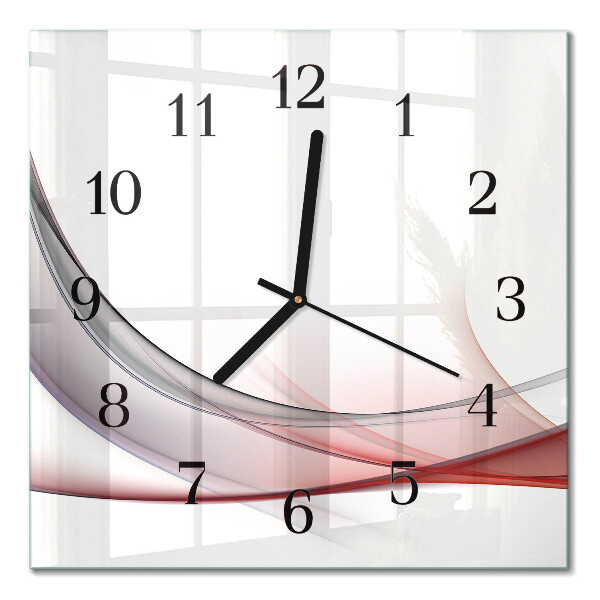 Quadrato orologio da parete Astrazione