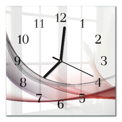 Quadrato orologio da parete Astrazione