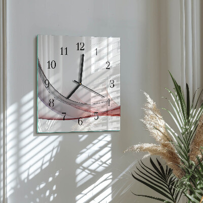 Quadrato orologio da parete Astrazione